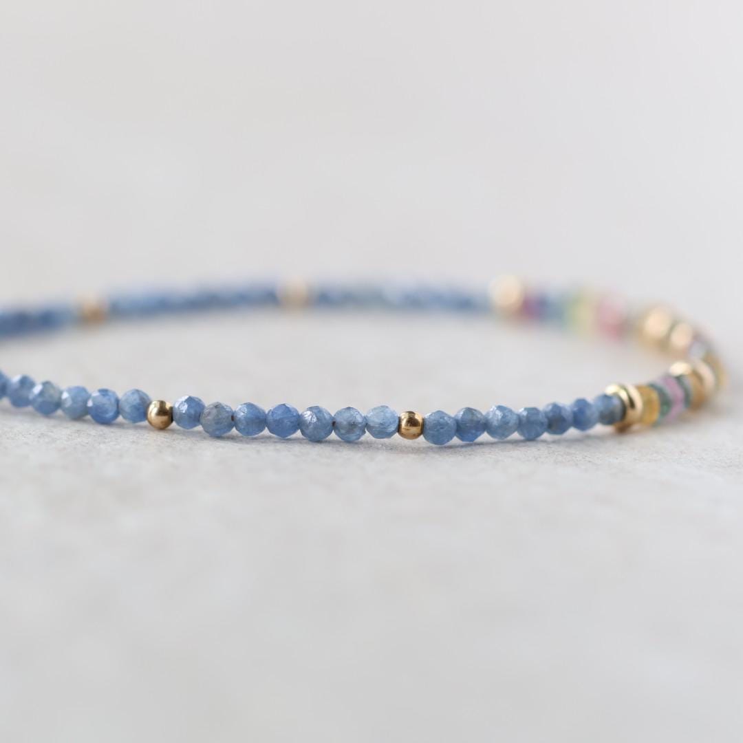 Tiny Multi Sapphire Bracelet