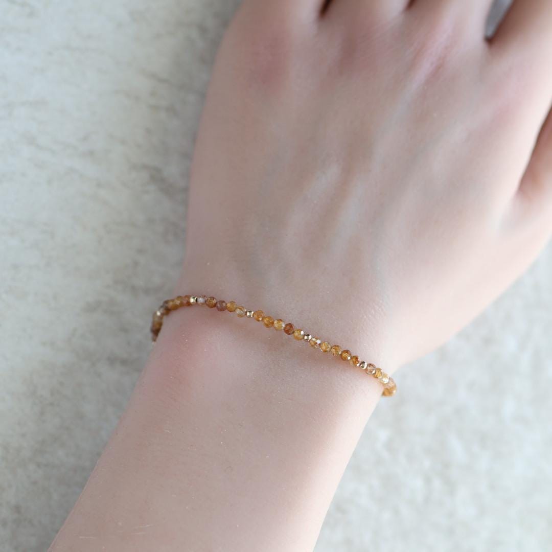 Dainty Yellow Sapphire Bracelet