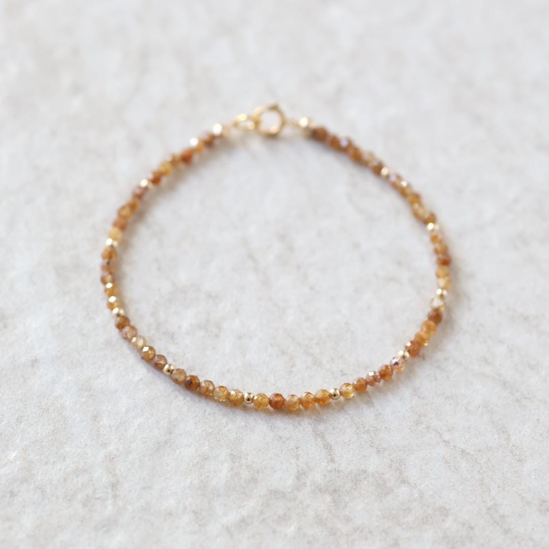 Dainty Yellow Sapphire Bracelet