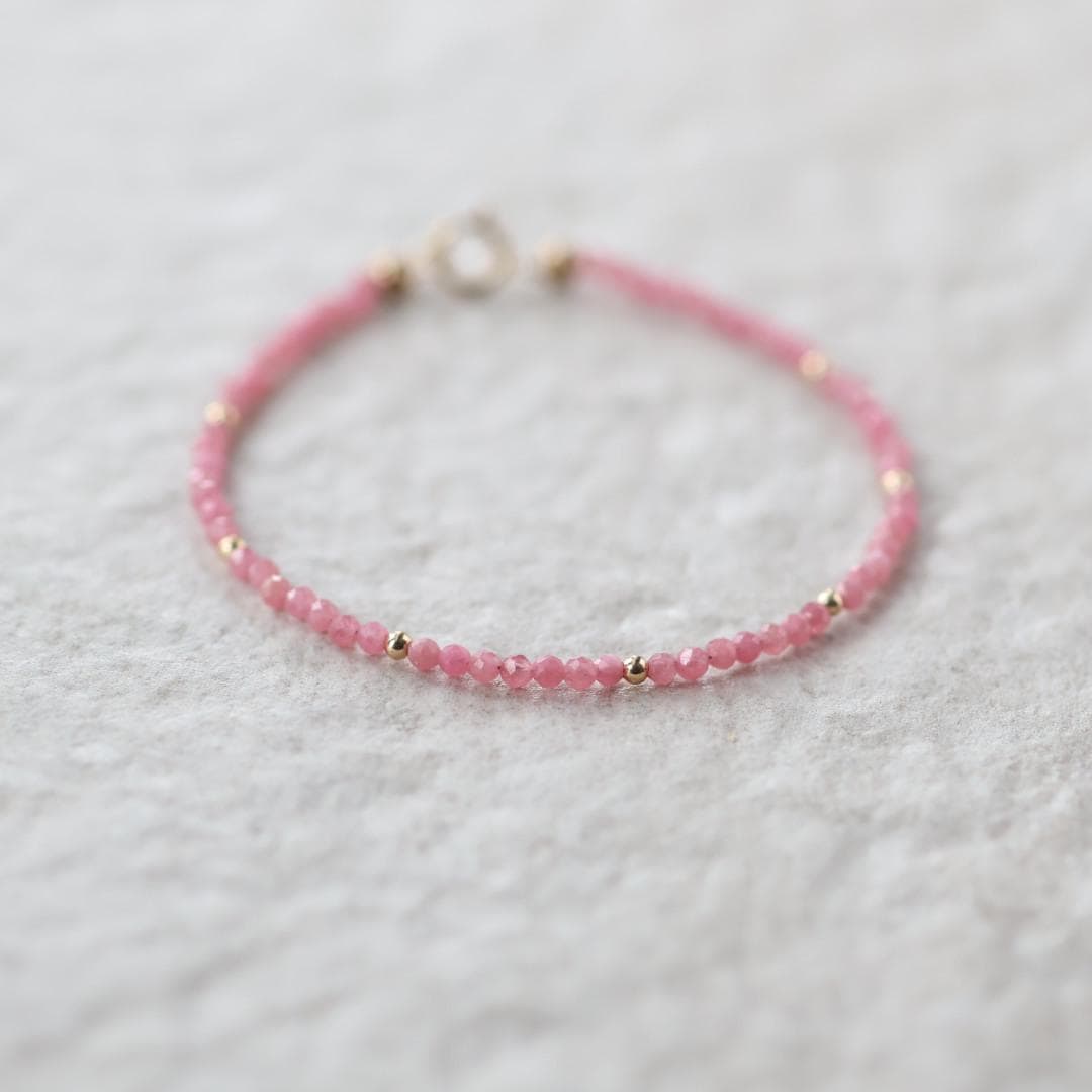 Tiny Rhodonite Bracelet