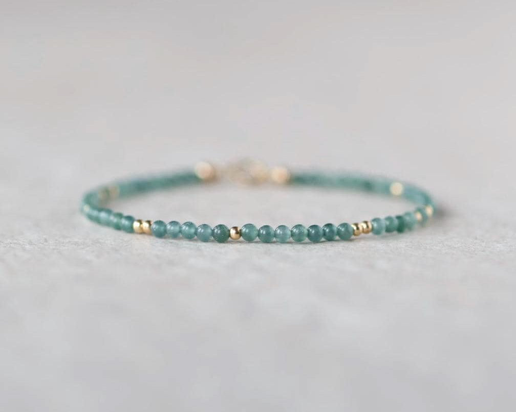 Guatemala Jade Dainty Bracelet