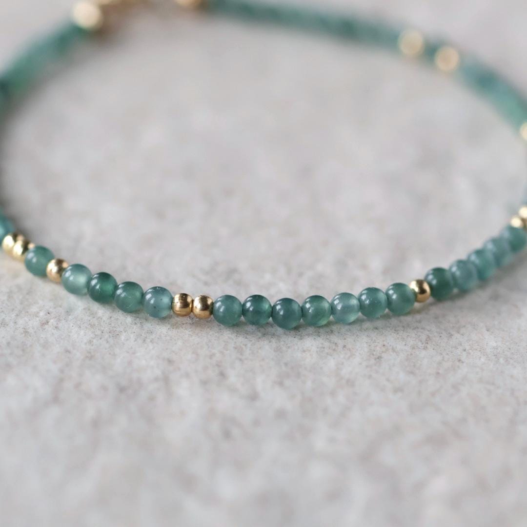 Guatemala Jade Dainty Bracelet