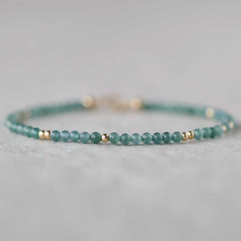 Guatemala Jade Dainty Bracelet