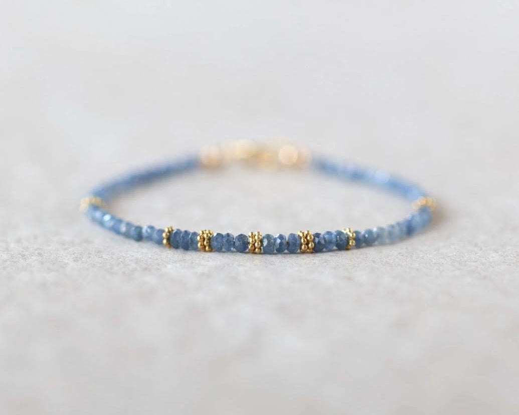 Tiny Blue Sapphire Bracelet