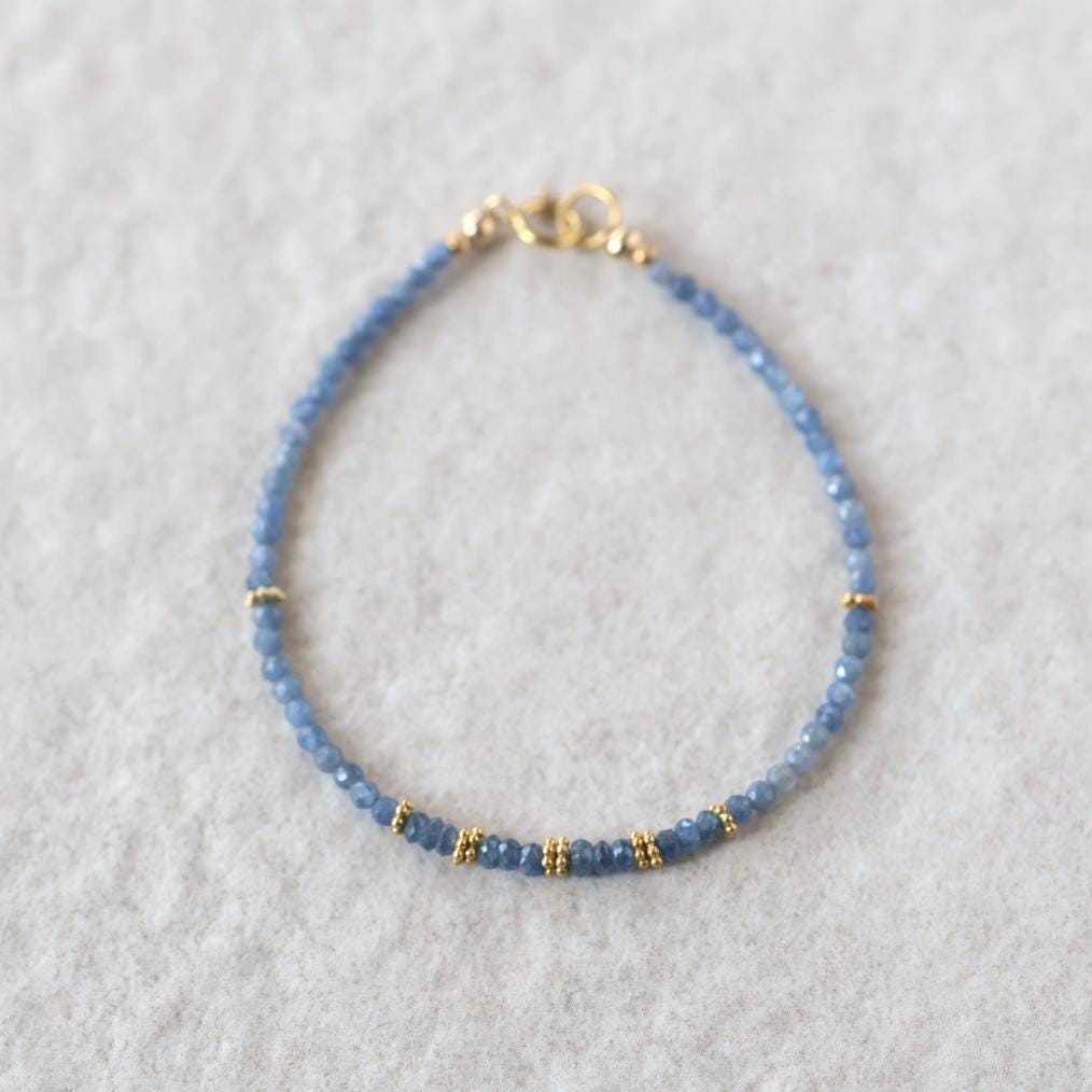 Tiny Blue Sapphire Bracelet