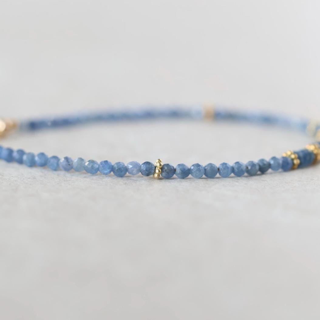 Tiny Blue Sapphire Bracelet