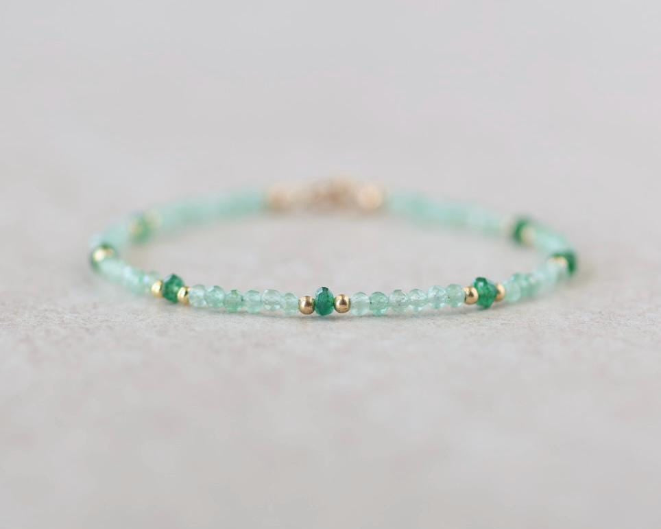 Tiny Green Aventurine Bracelet