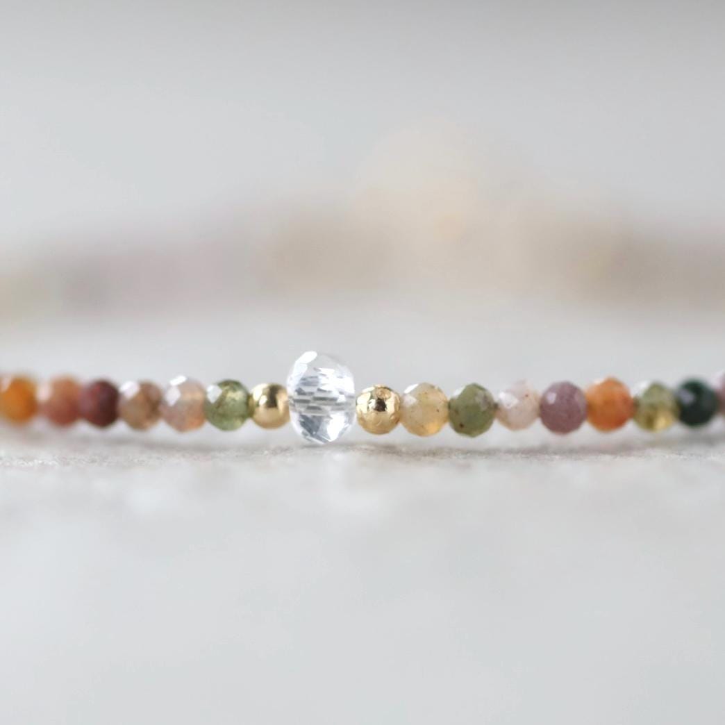 Tiny Indian Agate Bracelet