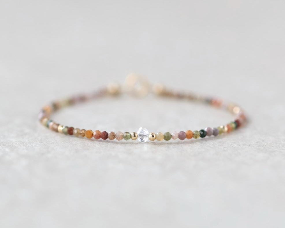 Tiny Indian Agate Bracelet
