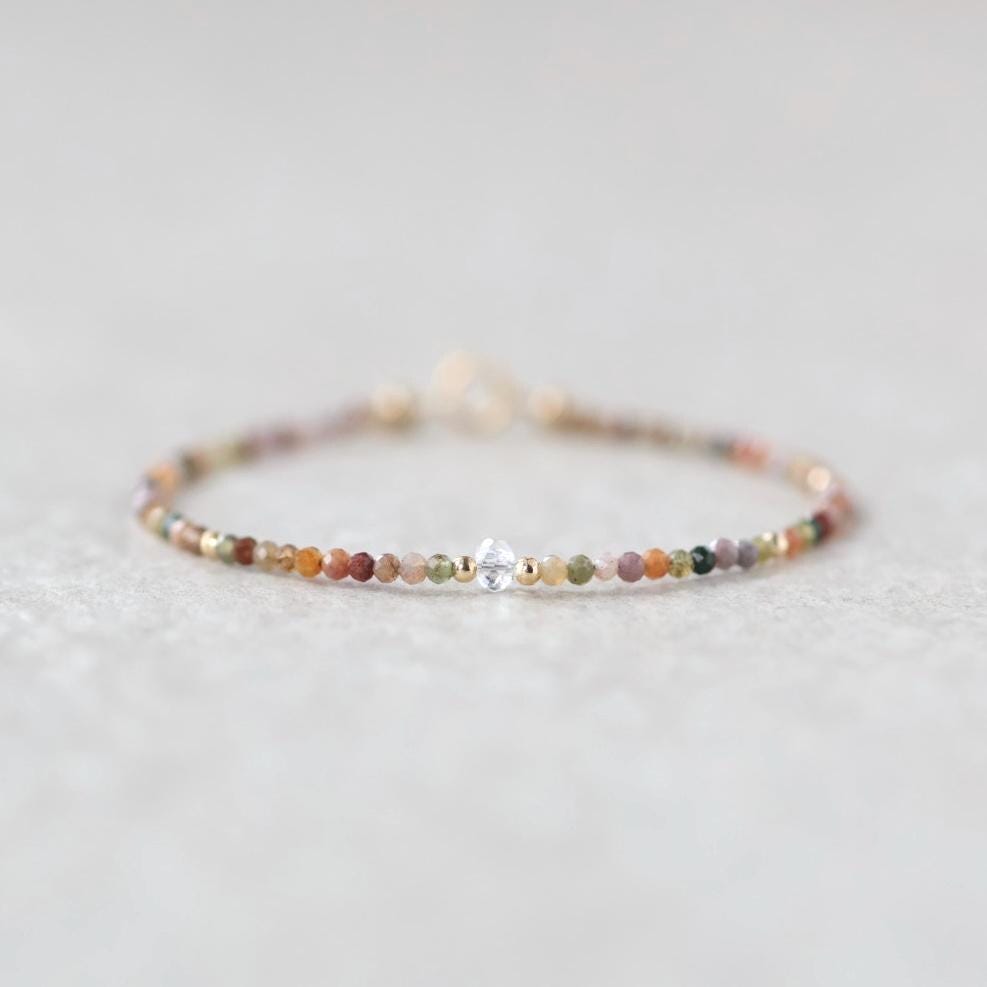 Tiny Indian Agate Bracelet