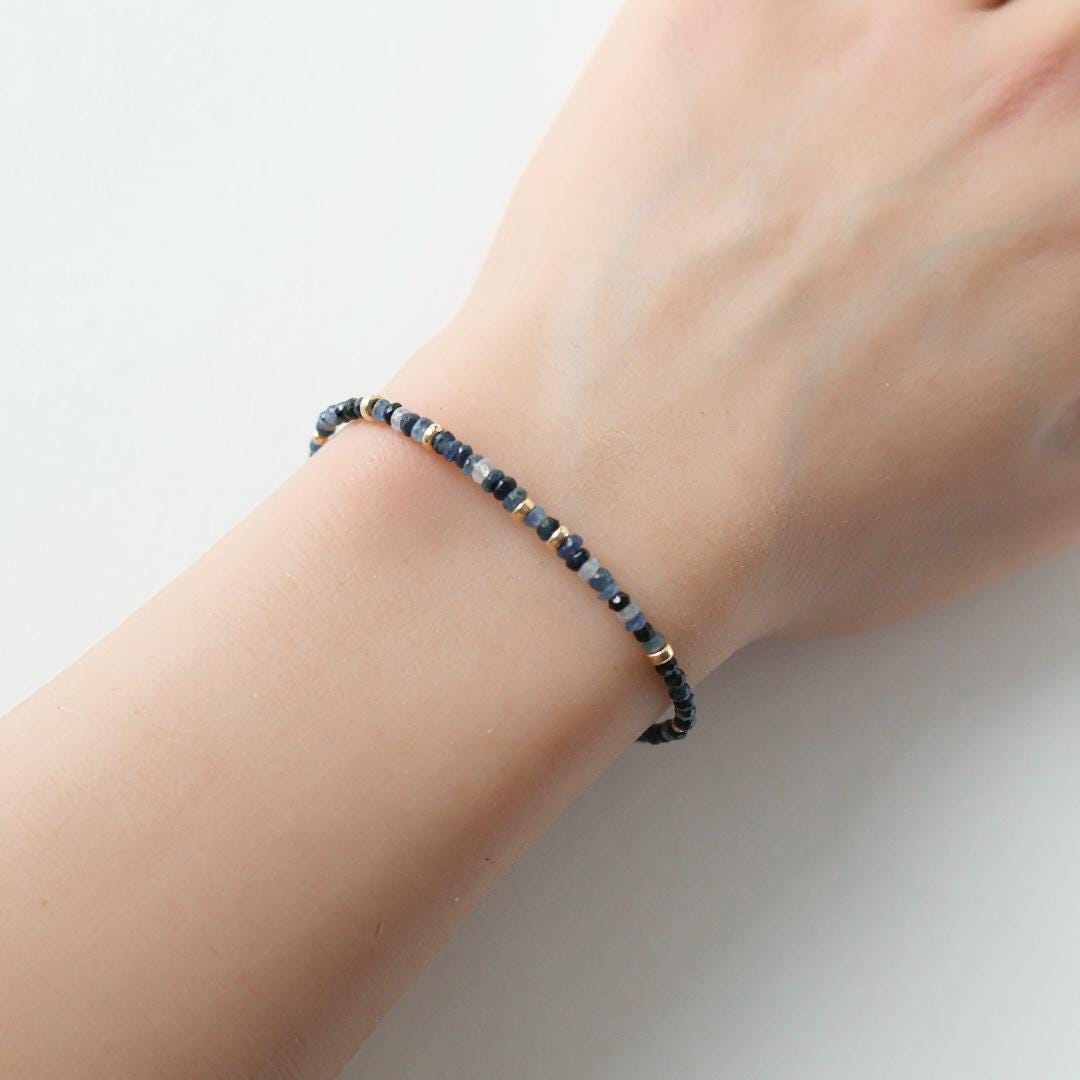 Tiny Ombre Blue Sapphire Bracelet