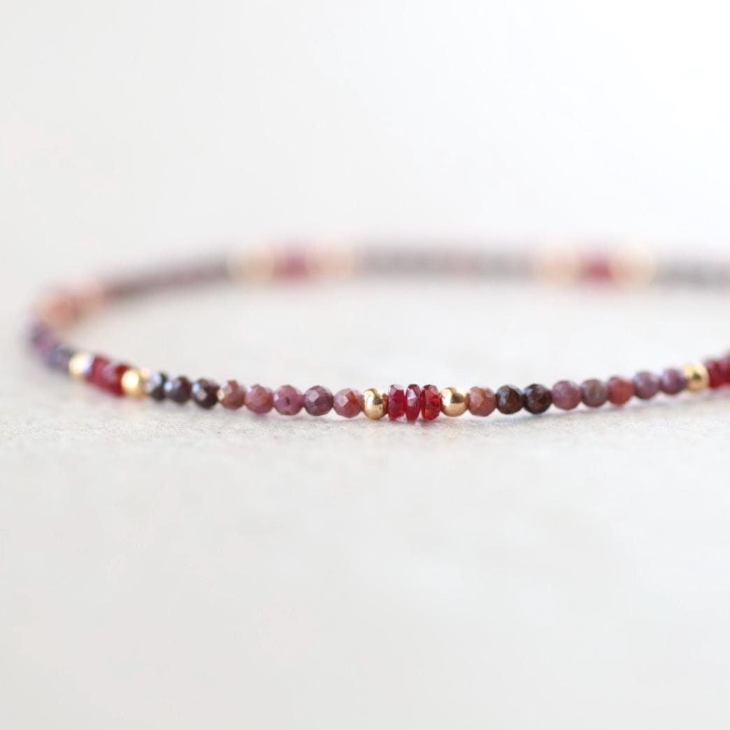 Tiny Longido Ruby Bracelet