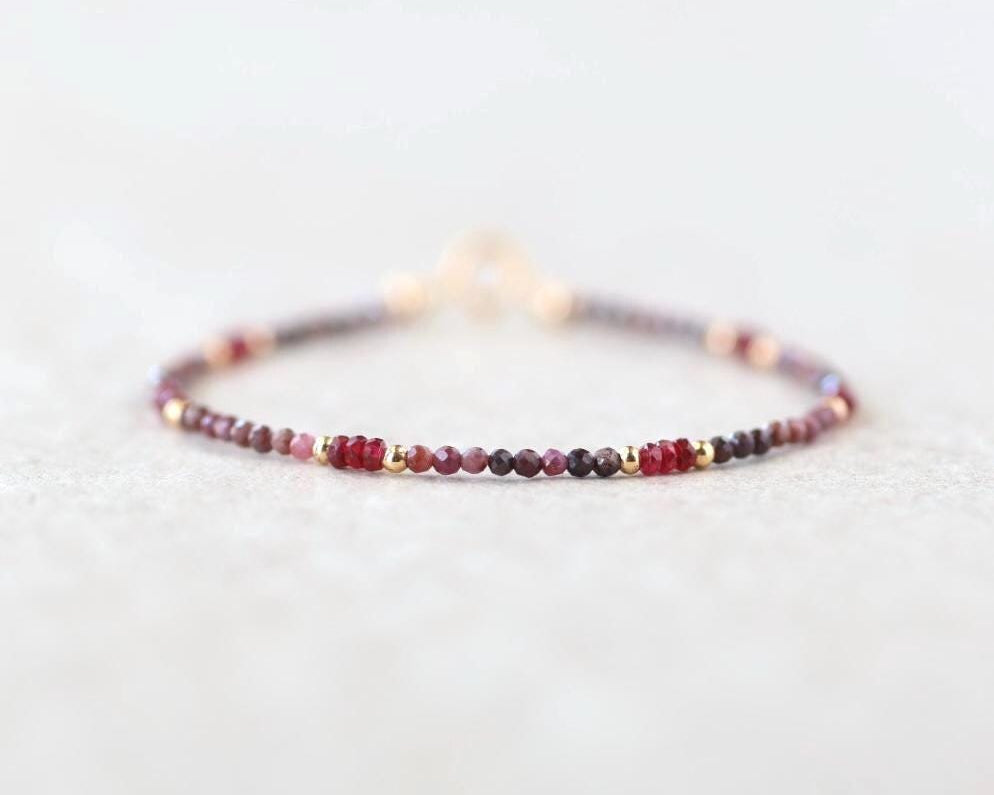 Tiny Longido Ruby Bracelet