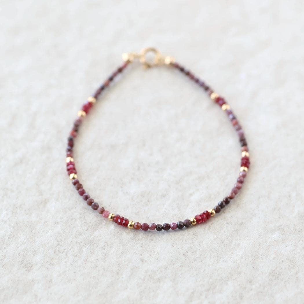 Tiny Longido Ruby Bracelet