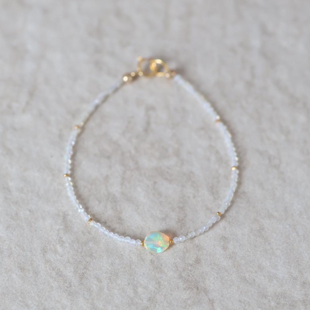 Tiny Ethiopian Opal Bracelet