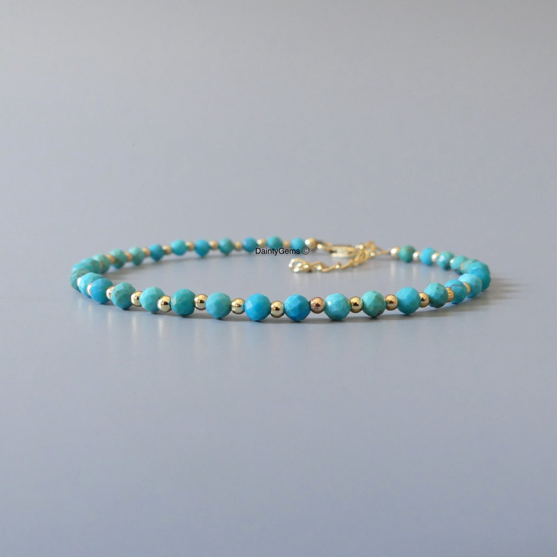 arizona turquoise dainty bracelet