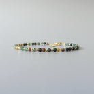 skinny Indian agate bead bracelet