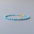 sleeping beauty turquoise dainty bracelet