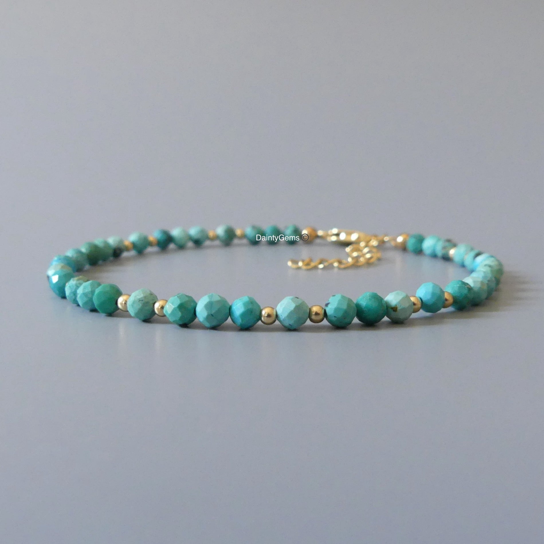 turquoise and gold bracelet