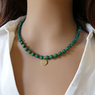 AAA malachite necklace beaded