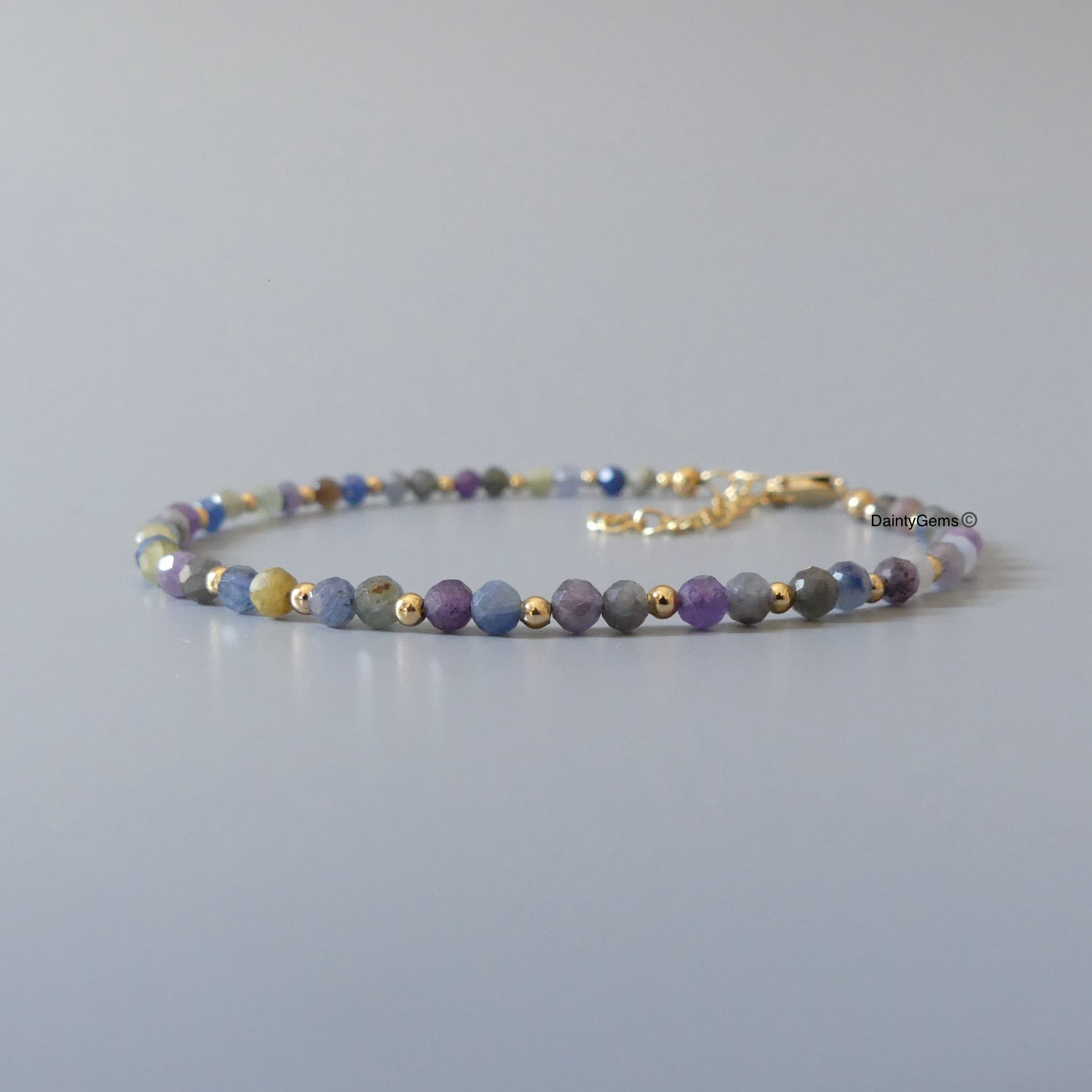 colorful sapphire bracelet