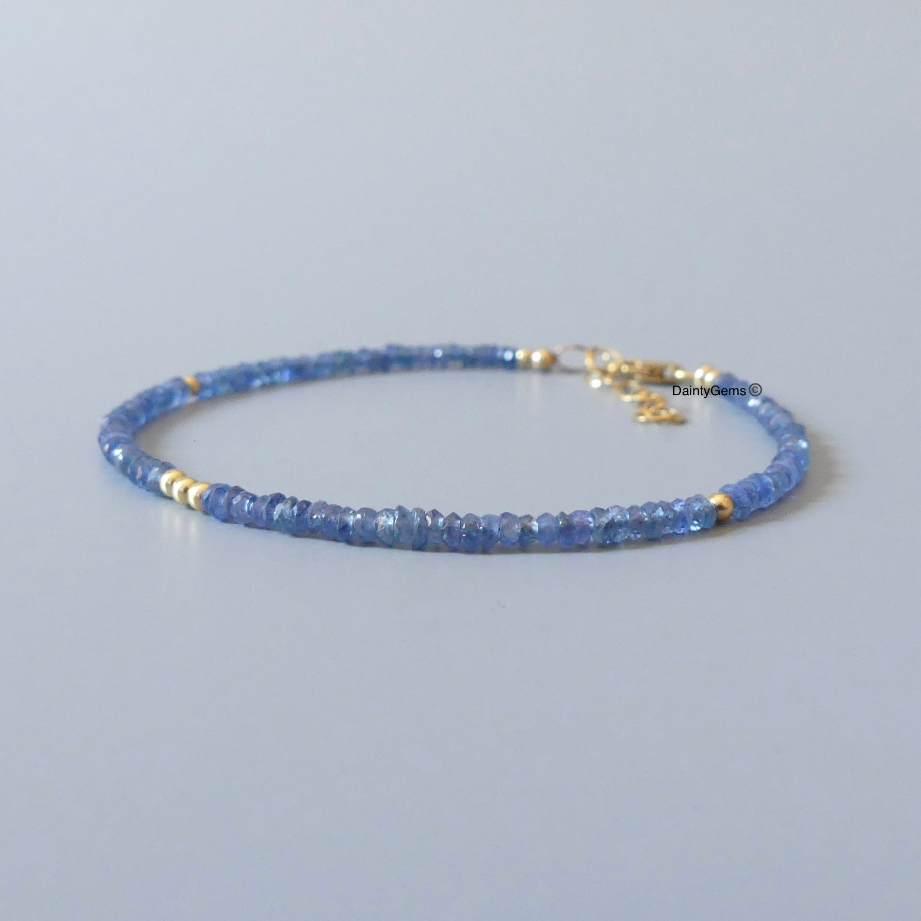 AAA skinny sapphire bracelet