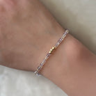 dainty ametrine bracelet delicate