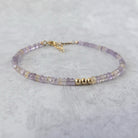 dainty ametrine bracelet delicate