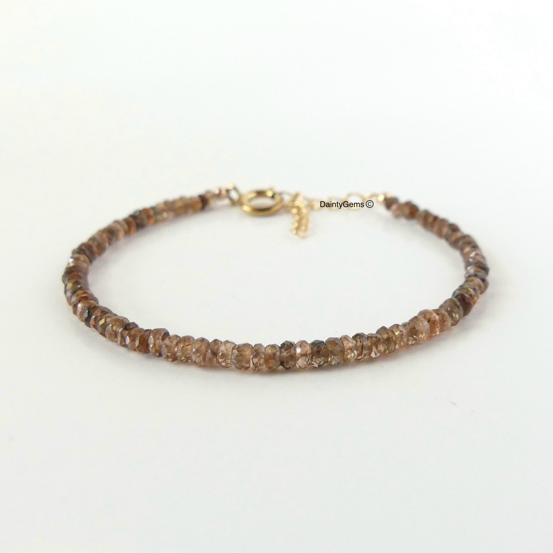 skinny andalusite bracelet