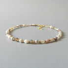 dainty Botswana agate bracelet