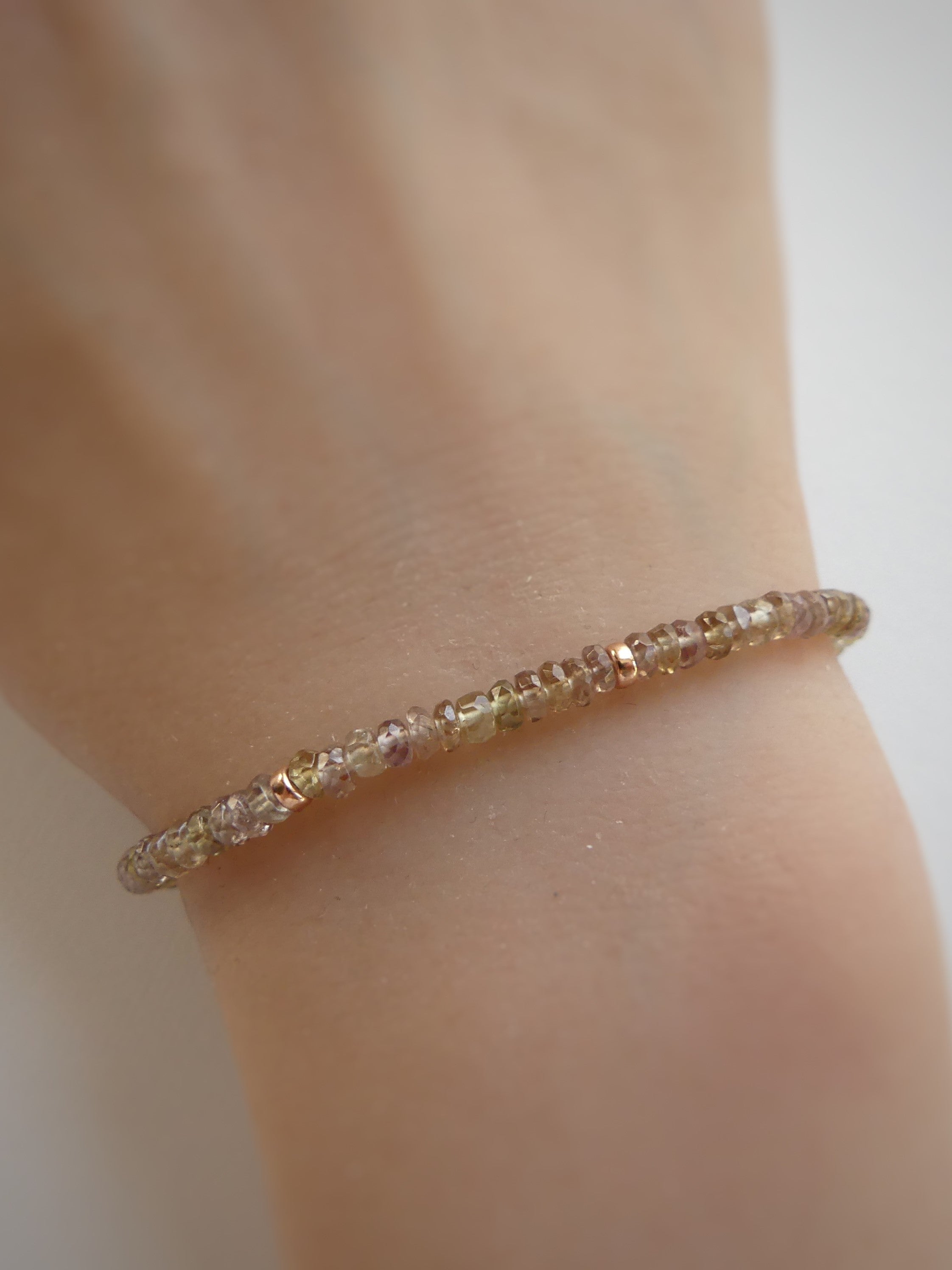 delicate color changing garnet bracelet rare garnet jewelry January birthstone gift for women meaningful unique handmade jewelry gift for her