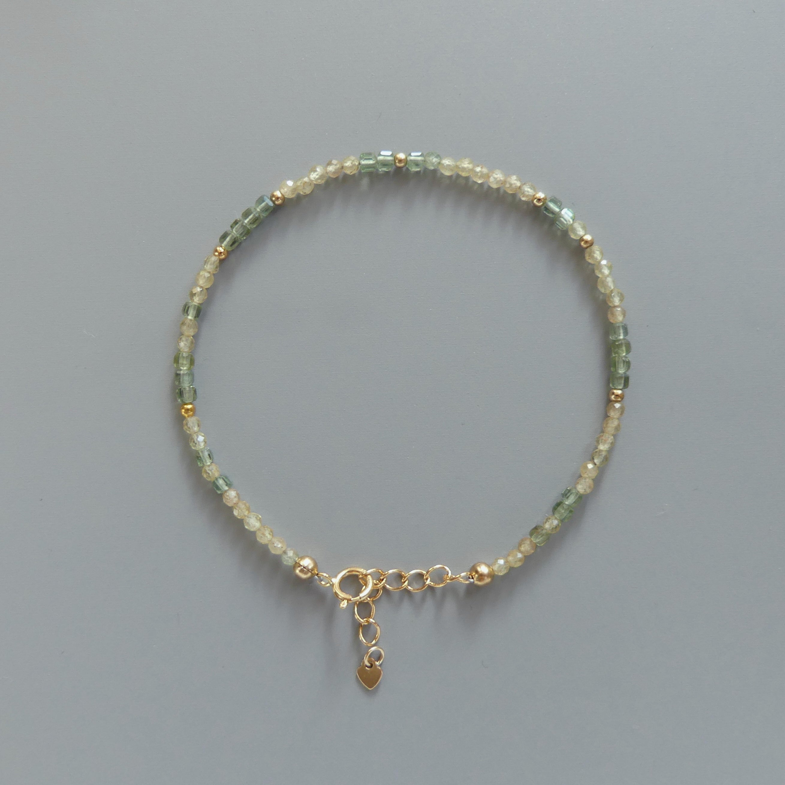 Tiny Apatite Bracelet Dainty Yellow Green Gemstone Beaded Bracelet Pastel Crystal Jewelry Minimalist Stacking Jewelry Gift Bridesmaid
