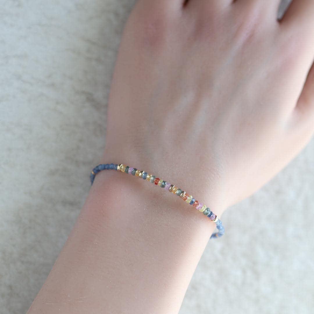 Tiny Multi Sapphire Bracelet