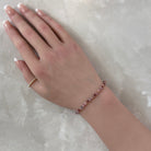 dainty multi spinel bracelet meaningful jewelry gift unique handcrafted