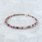 dainty multi spinel bracelet meaningful jewelry gift unique handcrafted