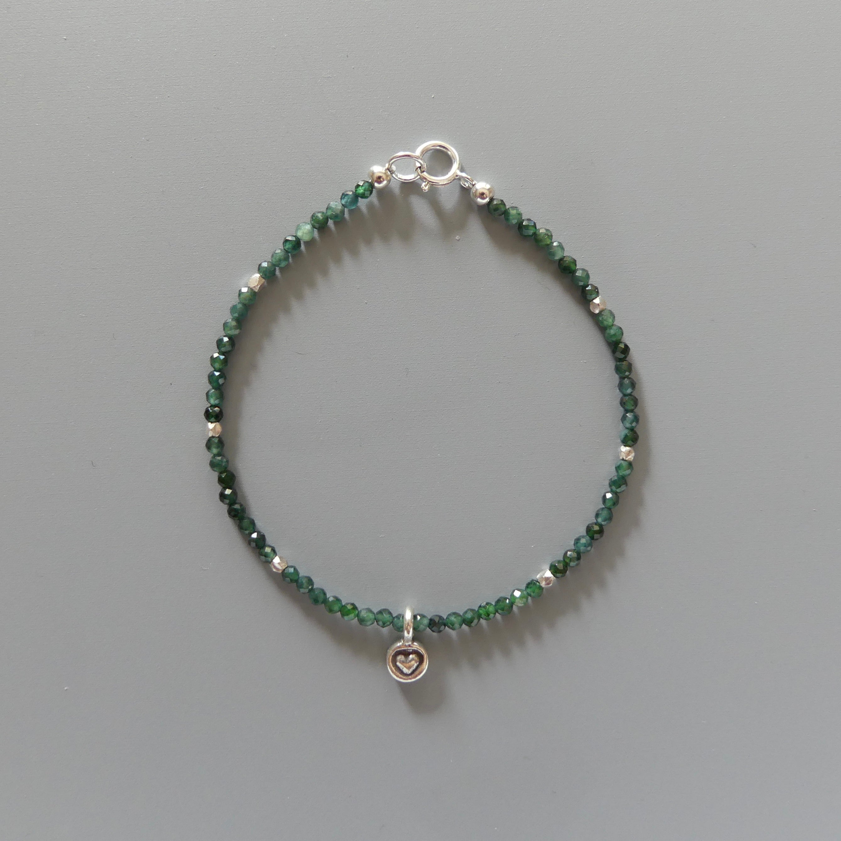 Natural Jade Bracelet Dainty Green Jade Gemstone Beaded Bracelet Everyday Jewelry Stacking Gift Minimalist Crystal Birthday Gift Mom Wife