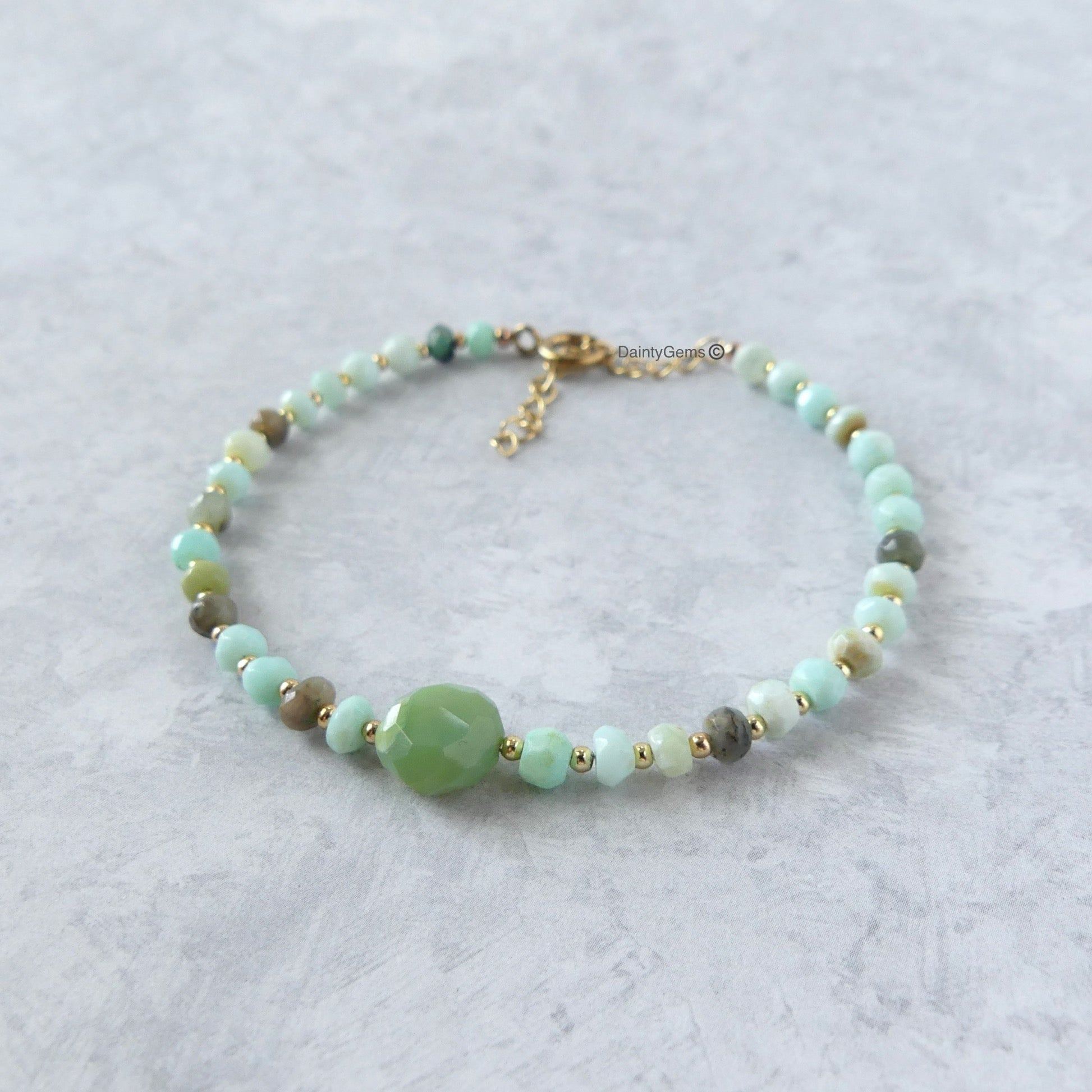 Peridot delicate bracelet gold filled August birthstone meaningful gift unique handcrafted