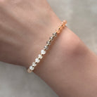 multi moonstone bracelet June birthstone jewelry gift for someone trying to conceive