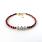 red jasper and labradorite bracelet
