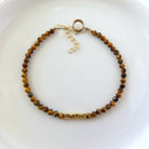 tiger's eye skinny bracelet
