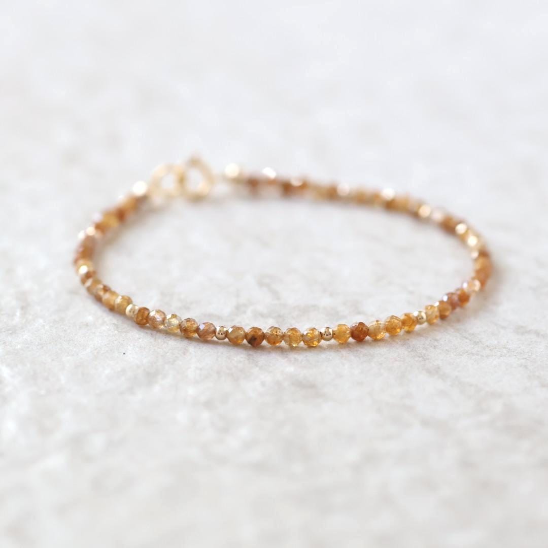 Dainty Yellow Sapphire Bracelet