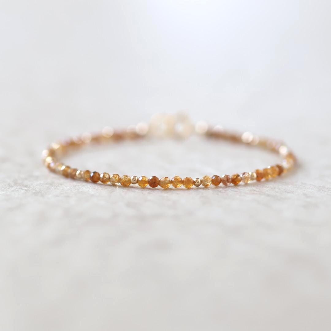 Dainty Yellow Sapphire Bracelet