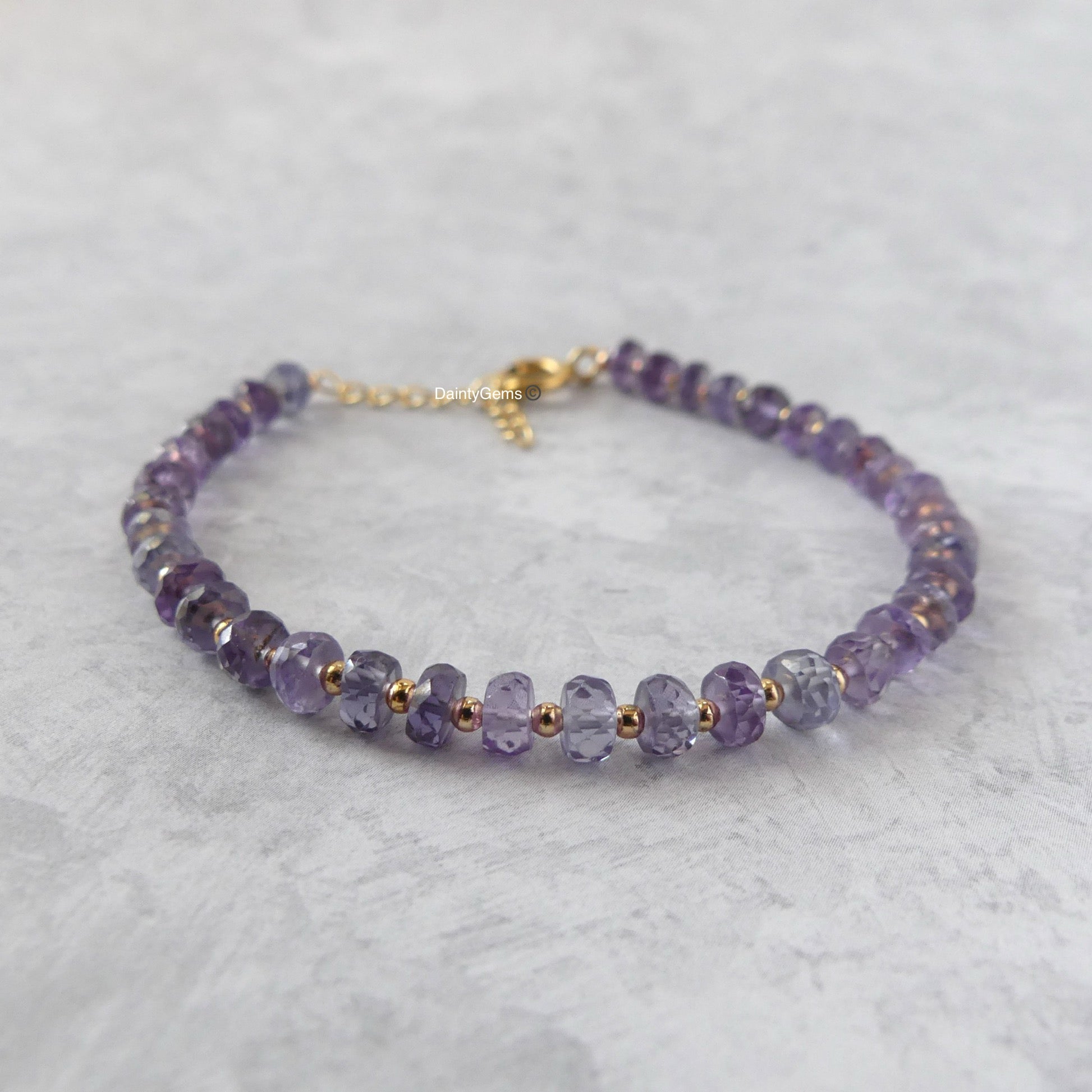 color changing alexandrite beaded bracelet rare unique jewelry gift June birthstone