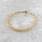 dainty natural citrine bracelet November birthstone jewelry meaningful gift