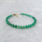 delicate green onyx bracelet meaningful jewelry gift
unique good luck