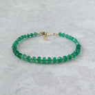 delicate green onyx bracelet meaningful jewelry gift
unique good luck