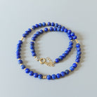 lapis lazuli beaded necklace