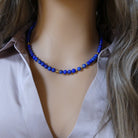 lapis lazuli statement necklace
