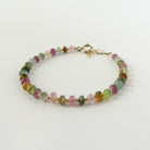 multi color tourmaline bracelet