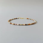 Tiny Ocean Jasper Bracelet -Dainty Beaded Jewelry